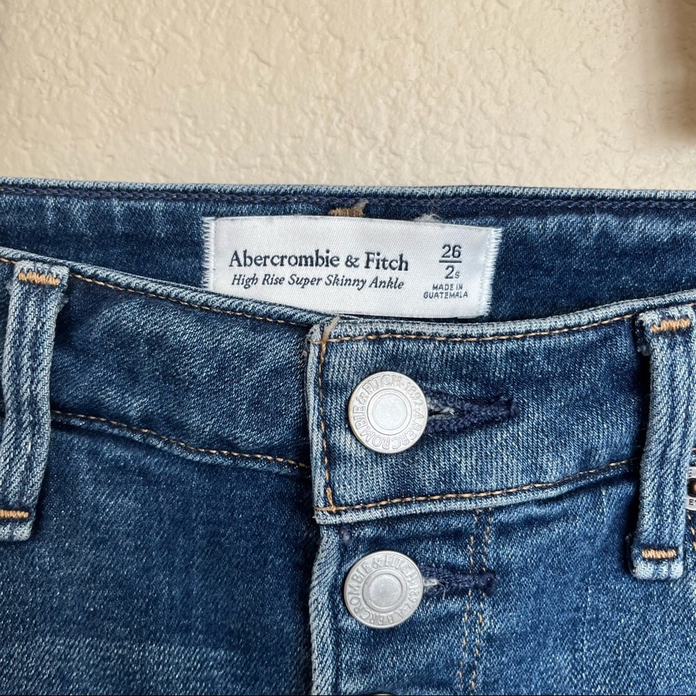 Abercrombie High Rise Super Skinny Ankle Jeans - Picture 5 of 13